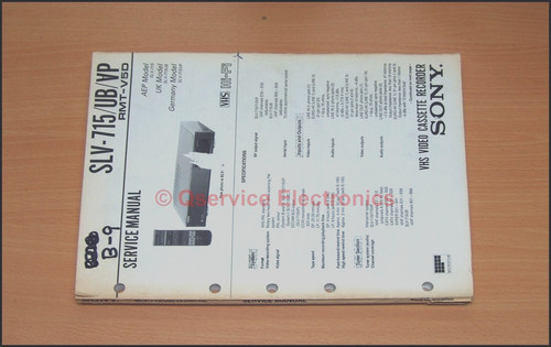 Sony slv 715 - sony, vhs