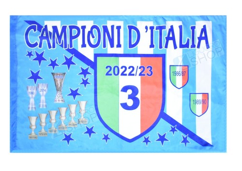 Bandiera grande napoli - bandiera,
