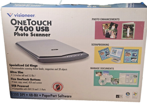Visioneer onetouch 7400 - visioneer,