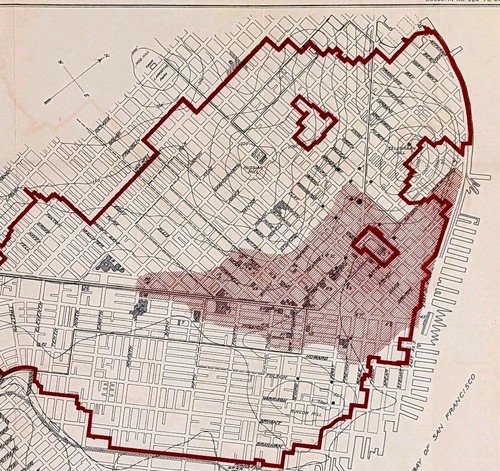 1907 san francisco mappa - san,