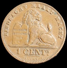1 centesimo Belgio 1902