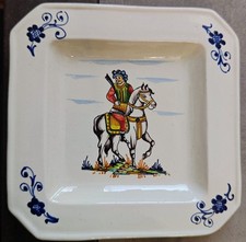 2 Vintage Hand Painted Ceramic