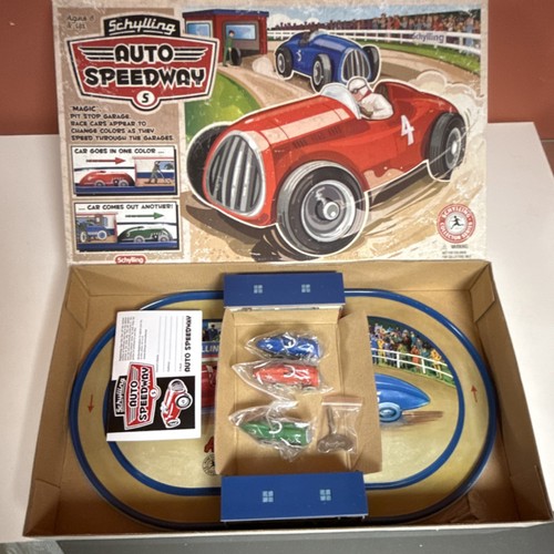 Schylling auto speedway tin - speedway,