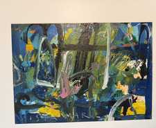 Quadro del maestro Giorgio Moiso su cartoncino