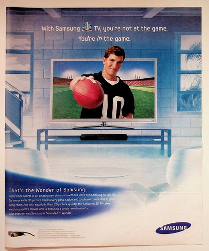 Samsung eli manning led - samsung, 3d