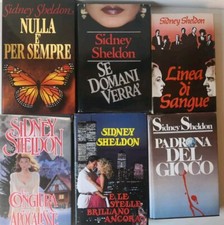 Lotto 6 Libri Sidney Sheldon