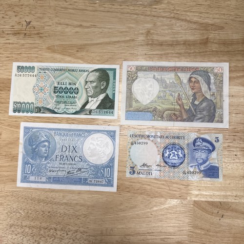 Banknote lot 1941 - lot, francs