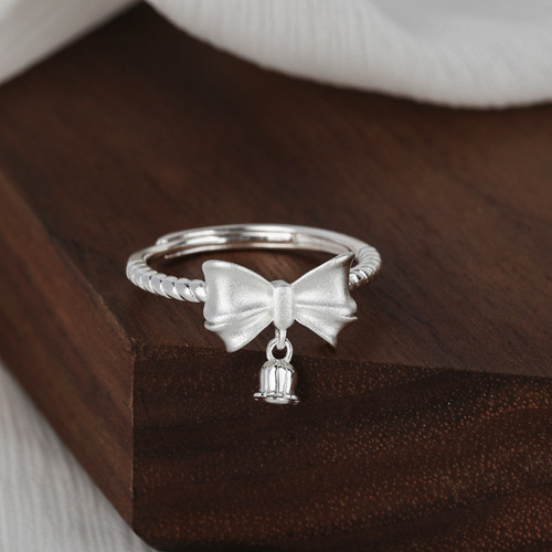Anello campanella con fiocco - anello,