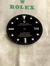 Rolex Submariner 16803 16808 Nipple Dial Black GENUINE Quadrante Vintage
