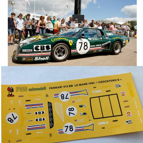 Decals ferrari 512 bb - 512,