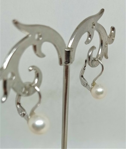 Orecchini oro bianco - oro, 18k