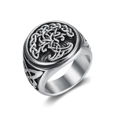 Anello Vintage Acciaio Inox