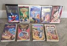Lot Of 9 Disney Vhs Various