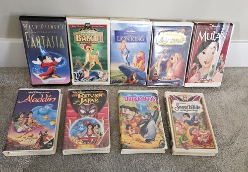 Lot disney vhs various - of,