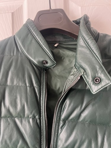 Moncler leather piumino - moncler, piumino/puffer