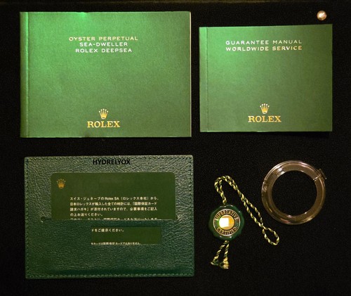 Rolex deepsea booklet set - deepsea,