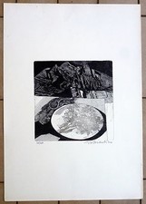 GIACOMO SOFFIANTINO ACQUAFORTE FIRMATA E NUMERATA DEL 1977 PER IL PCI DI TORINO