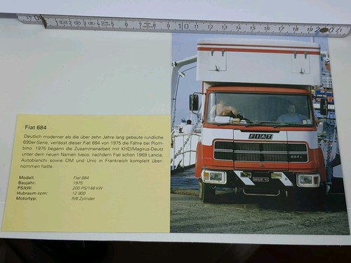 Fiat 684 camion ritaglio - ritaglio, /