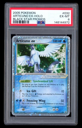 Articuno holo 032 - ex, black