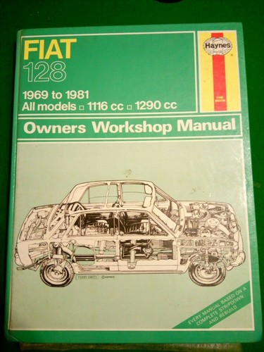 Manuale haynes fiat - manuale, 1969
