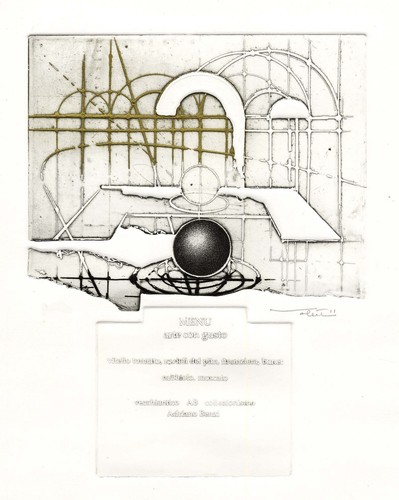 Walter valentini ex libris - "ex,