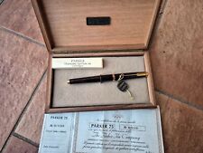 Parker 75 laque "Thuya" fountain pen fine point, NEW IN BOX & WARRANTY, MINT