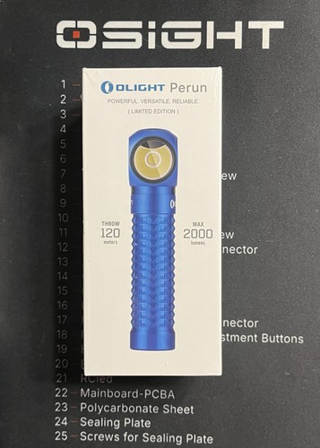 Torcia olight perun blue - perun,