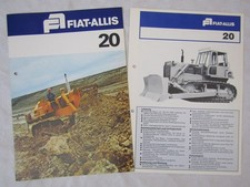 2 depliant Fiat Allis 20