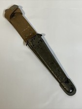 Coltello pugnale a baionetta Italia italiano fodero in pelle da combattimento stile M-8