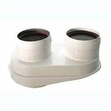 Sdoppiatore fumi ø80 mm