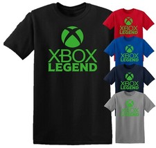 MAGLIETTA DA UOMO XBOX LEGEND STYLE GAMER GAMING TOP YOUTUBE TEEN REGALO BAMBINI