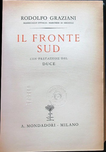 Fronte sud graziani - fronte,