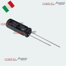 5 pezzi CONDENSATORI ELETTROLITICI 1000uF 16V 105°c LOW ESR 8x20mm PANASONIC