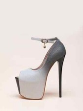 Decolte sandali donna argento