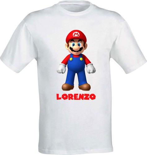Maglietta super mario - maglietta,