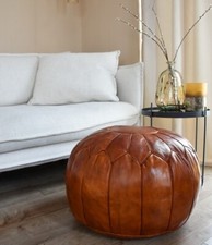 POUF Marocchino In Pelle Alta