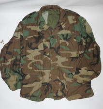 US ARMY NAVY AIR FIELD JACKET M65 Mimetica Camo WOODLAND, LARGE / Regular, LR