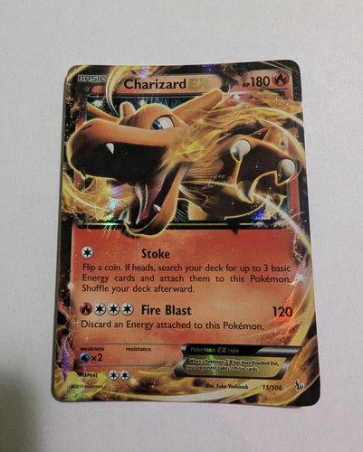 Pokemon charizard 106 - ex, 11/106