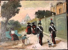 NINO CAFFE olio su TAVOLA