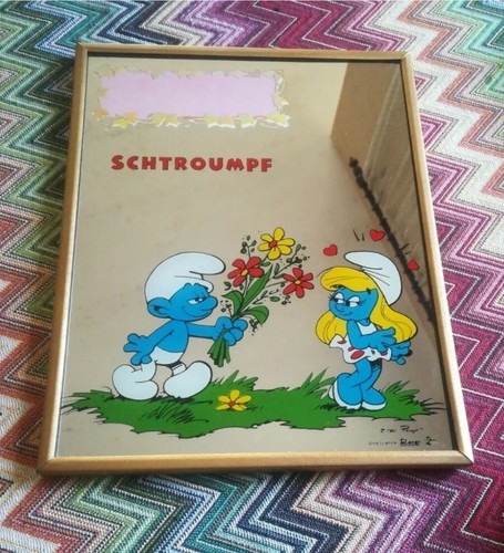 Quadro specchio puffi - quadro,