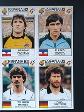 foglio 4 figurine espana 82