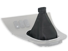 PER ALFA ROMEO 166 1998-2007 CUFFIA DEL CAMBIO PELLE e CUCITURE NERO