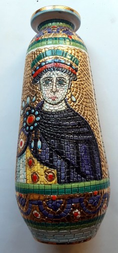 Vaso ceramica deruta - -, motivo