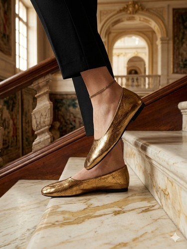 Ballerine zara oro - zara, eu