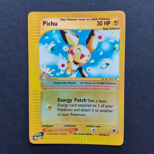 Pokemon 165 pichu carta - pokemon,