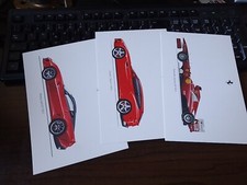 FERRARI -150 ITALIA , 599GTO, FF - 3 X CARTOLINE UFFICIALI FERRARI