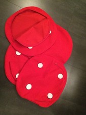Housse coussin rouge tulip - coussin,