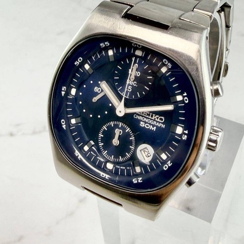 Orologio cronografo seiko blu - cronografo,