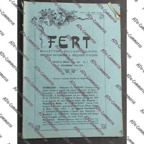 Fert bollettino associazione - -,