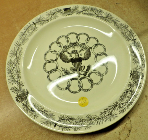 Piatto wedgwood american - american, eagle